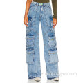 Street Relaxed Fit Graphic Women Jeans